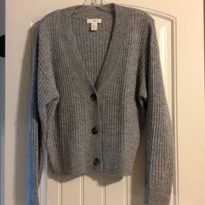V neck cardigan